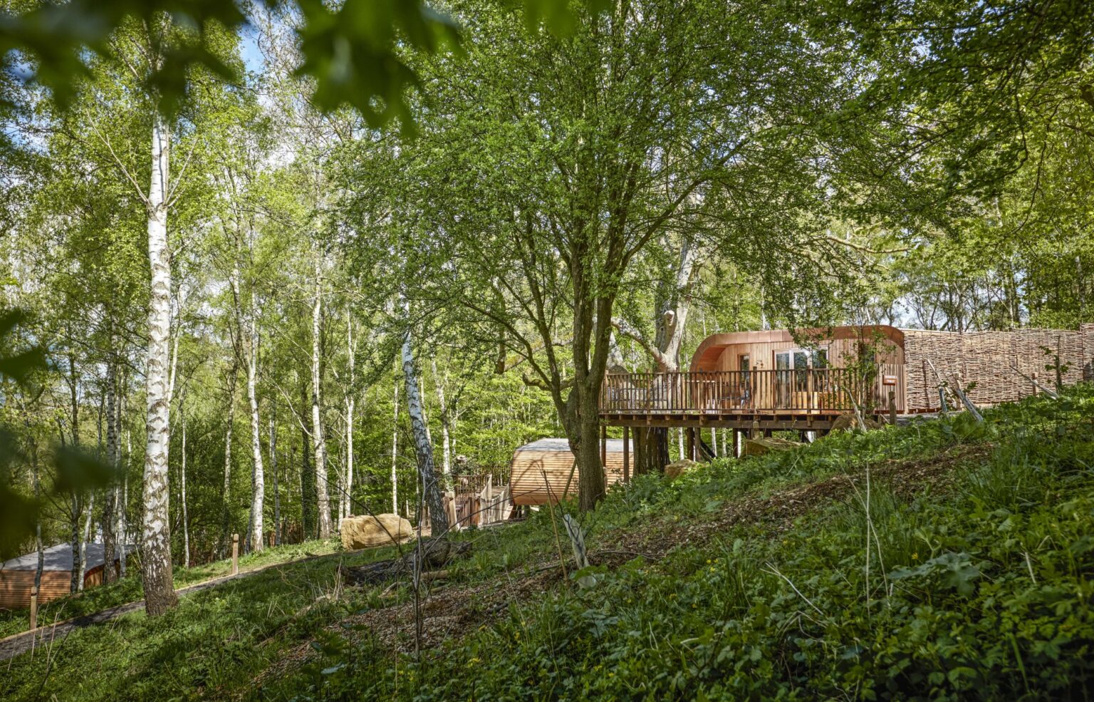 The Fish Treehouses and Huts handcrafted holidays Cotswolds