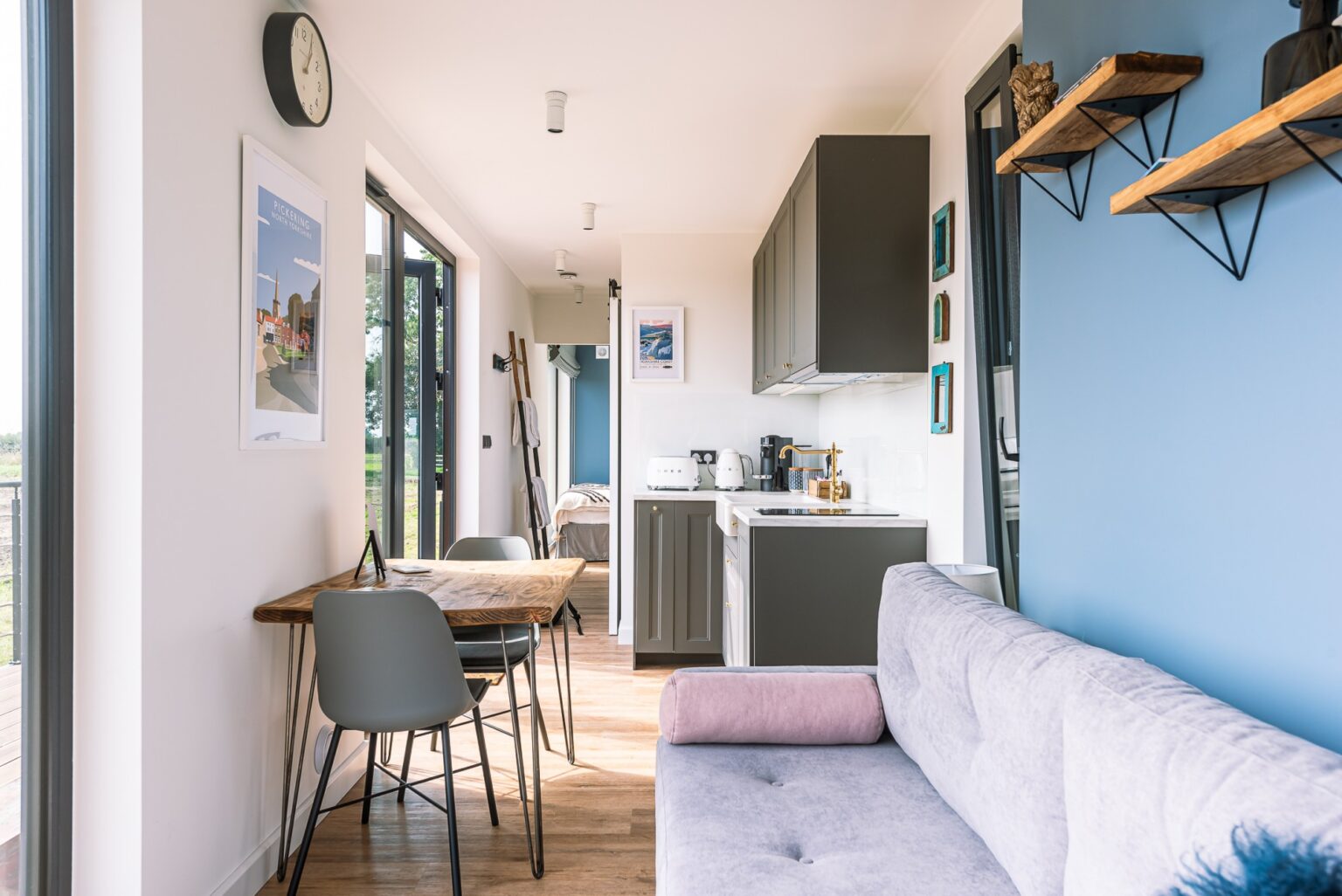 The BOX BNB stylish converted shipping container cabins Malton