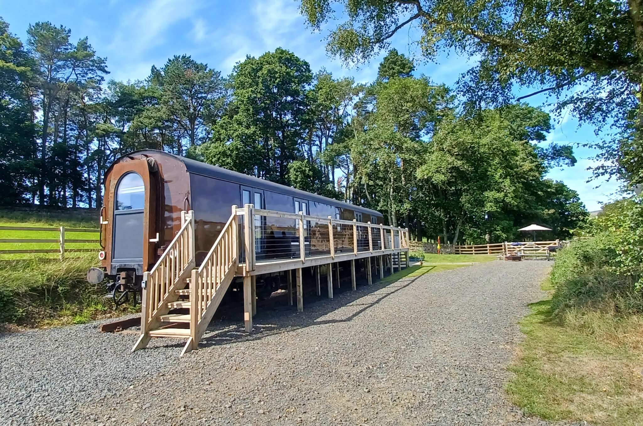 Wannies Retreat Converted Train Carriage Stays In Northumberland wannies-retreat-converted-train-carriage-stays-in-northumberland